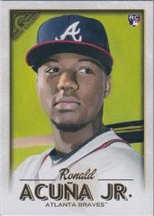 Ronald Acuna JR. [RC, Artist Proof] Baseball Cards 2018 Topps Gallery Prices