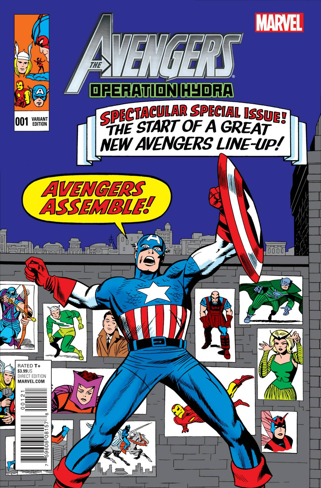 Avengers: Operation Hydra [Kirby] #1 (2015) Comic Books The Avengers: Operation Hydra