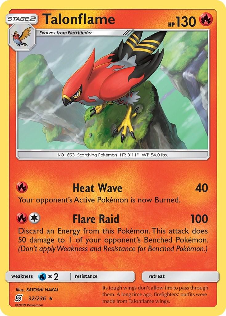 Talonflame #32 Pokemon Unified Minds