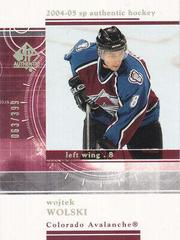 Wojtek Wolski Hockey Cards 2004 SP Authentic Rookie Redemption Prices