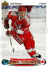 Jeff Nelson Hockey Cards 1991 Upper Deck Czech World Juniors Prices