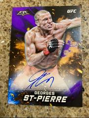 Georges St Pierre #FA-GSP Ufc Cards 2019 Topps UFC Knockout Fire Autographs Prices