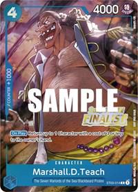 Marshall.D.Teach [Finalist] ST03-014 One Piece Starter Deck 3: The Seven Warlords of the Sea