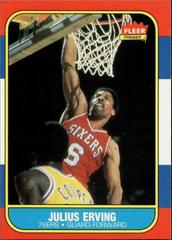 Julius Erving Basketball Cards 1986 Fleer Prices