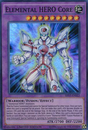 Elemental HERO Core SHVI-ENSE2 YuGiOh Shining Victories Special Edition