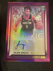 Jalen Green [Purple] Basketball Cards 2021 Panini Recon Rookie Signatures Prices