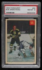 Bob Armstrong [Lucky Premium Back] Hockey Cards 1954 Parkhurst Prices