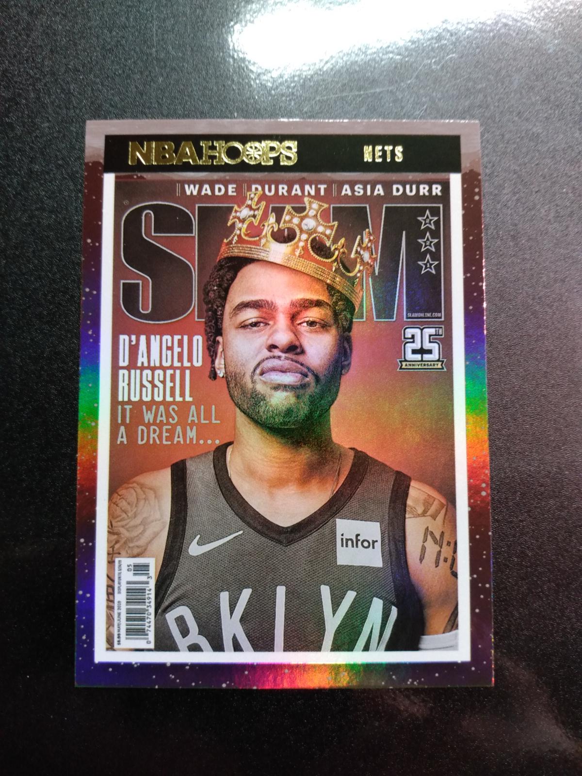 D'Angelo Russell [Winter] Ungraded 2021 Panini Hoops SLAM