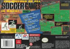 FIFA Soccer 96 - Back | FIFA Soccer 96 Super Nintendo