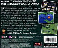 Allied General - Back | Allied General Playstation