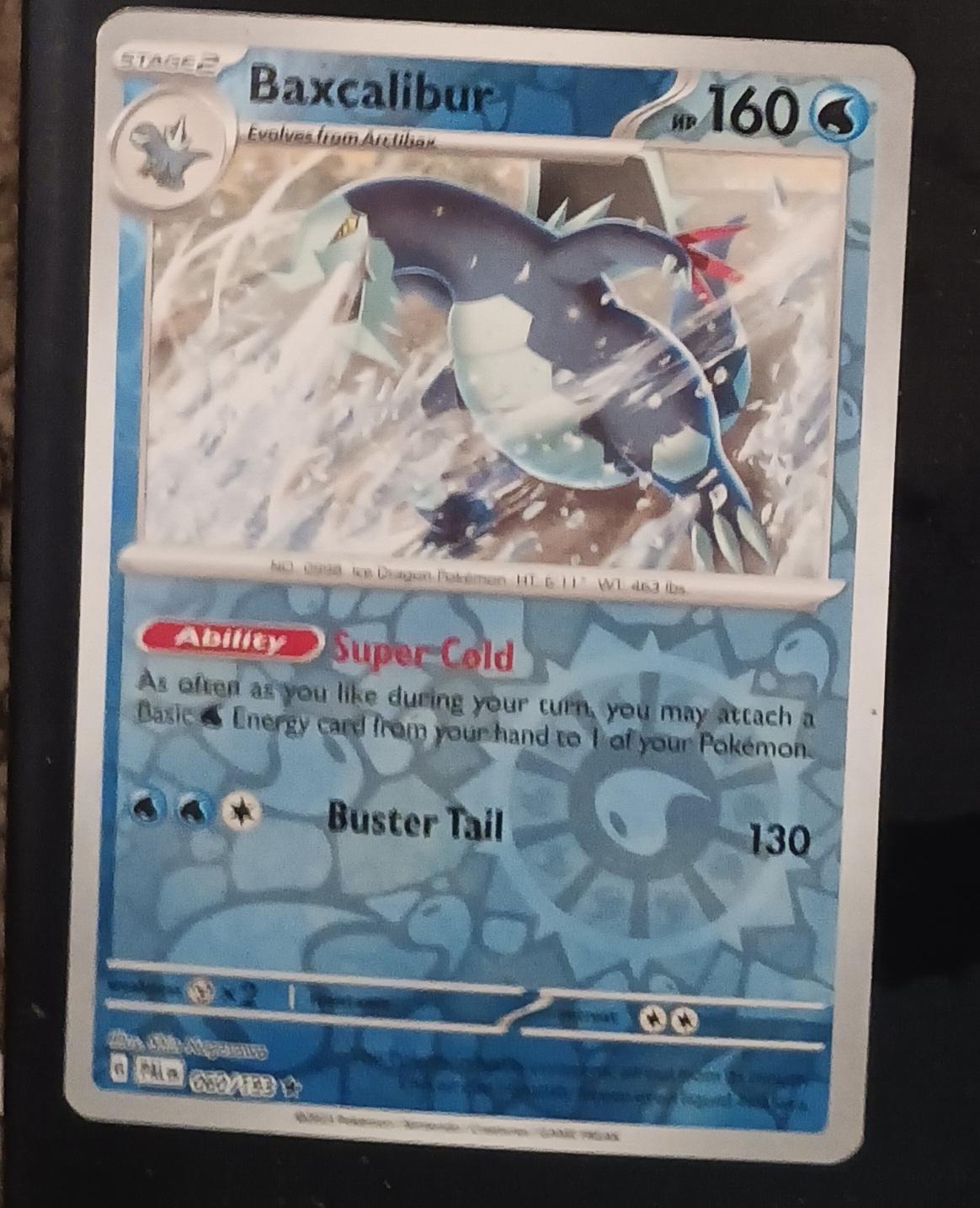 Baxcalibur [Reverse Holo] #60 Pokemon Paldea Evolved