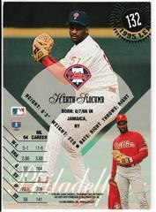 Back | Heathcliff Slocumb Baseball Cards 1995 Leaf