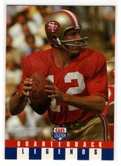 John Brodie Football Cards 1991 Quarterback Legends Prices