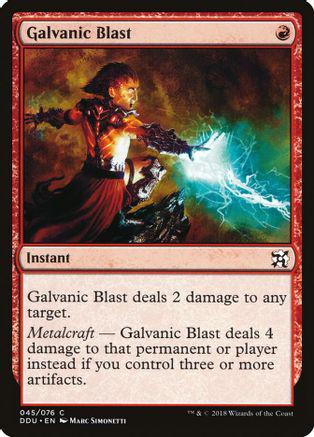 Galvanic Blast #45 Magic Duel Deck: Elves vs. Inventors