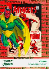 Vision [Green Foil] #FA-5 Marvel 2022 Ultra Avengers 1st Appearances Prices