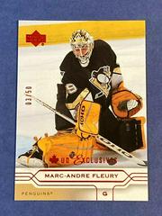 Marc Andre-Fleury [Canadian Exclusives] Hockey Cards 2004 Upper Deck Prices
