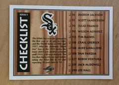 Checklist [White Sox, Rockies] #320 Baseball Cards 1995 Score Prices