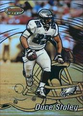 Duce Staley [Blue] #5 Football Cards 2002 Bowman's Best Prices