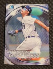 Riley Green Baseball Cards 2020 Bowman Draft Glimpses of Greatness Prices