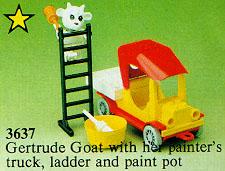LEGO Set | Gertrude Goat's Painter's Truck LEGO Fabuland