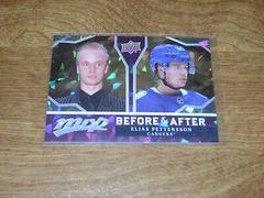 Elias Pettersson [Gold] Hockey Cards 2021 Upper Deck MVP Before and After Prices