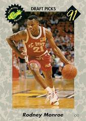 Rodney Monroe [Draft Picks Premier Edition] #20 Basketball Cards 1991 Classic Draft Prices