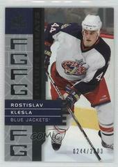 Rostislav Klesla Hockey Cards 2002 SP Authentic Prices
