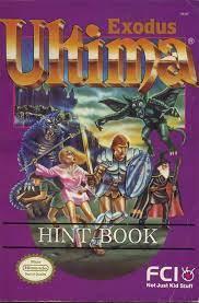 Ultima Exodus Hint Book Cover Art