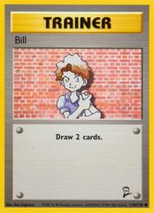 Bill #118 Pokemon Base Set 2 Prices