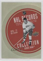 Gordie Howe [Gold] #RB-16 Hockey Cards 2021 Upper Deck Record Collections Prices