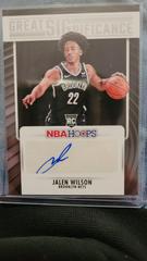 Jalen Wilson #GS-WSN Basketball Cards 2023 Panini Hoops Great SIGnificance Prices