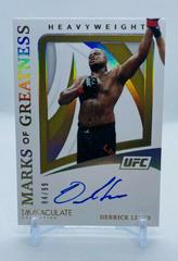 Derrick Lewis Ufc Cards 2021 Panini Immaculate UFC Marks of Greatness Autographs Prices
