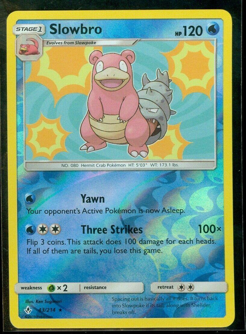 Slowbro [Reverse Holo] #43 Pokemon Unbroken Bonds