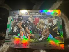 Houston Texans, New Orleans Saints [Green] #NZ-10 Football Cards 2022 Panini Playbook Neutral Zone Prices