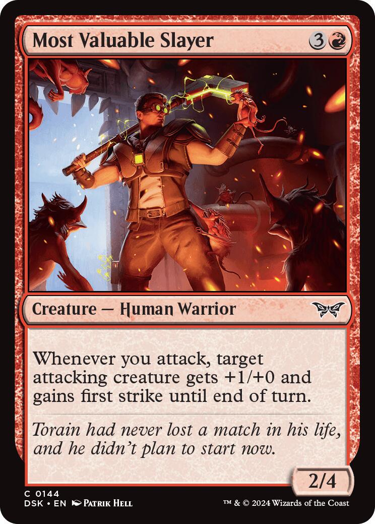 Most Valuable Slayer 144 Prices Magic Duskmourn House of Horror