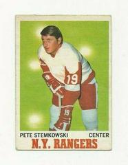 Pete Stemkowski #25 Hockey Cards 1970 O-Pee-Chee Prices