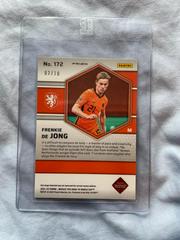 Frankie De Jong | Frenkie de Jong [Gold Fluorescent] Soccer Cards 2021 Panini Mosaic Road to FIFA World Cup Give and Go