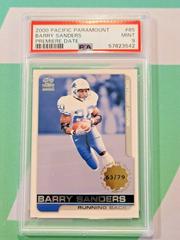 Barry Sanders [Premiere Date] Football Cards 2000 Pacific Paramount Prices