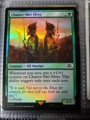 Chance-Met Elves [Foil] #157 Magic Lord of the Rings Prices