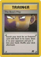The Boss's Way 1st Edition PSA 9 MINT #73 2000 Pokemon Team Rocket 73/82 WOTC 