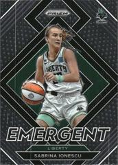 Sabrina Ionescu #4 Basketball Cards 2022 Panini Prizm WNBA Emergent Prices