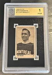 Clint Benedict #2 Hockey Cards 1924 V130 Maple Crispette Prices