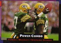 TERRELL BUCKLEY/STERLING SHARPE Football Cards 1993 Pro Set Power Combos Prices