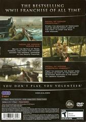 Back Cover | Medal of Honor Collection Playstation 2