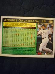 Back Of Card | Andres Galarraga Baseball Cards 1999 SP Authentic