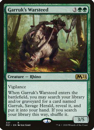 Garruk's Warsteed Magic Core Set 2021