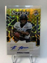 Rondale Moore [Gold] #SM-RM Football Cards 2021 Panini Mosaic Draft Picks Scripts Prices