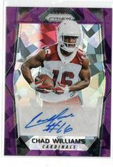 Chad Williams Football Cards 2017 Panini Prizm Rookie Autographs Prices