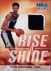 Victor Wembanyama #RS-WEM Basketball Cards 2023 Panini Hoops Rise N Shine Memorabilia Prices