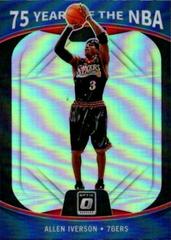 Allen Iverson #38 Basketball Cards 2021 Panini Prizm 75 Years of NBA Optic Prices